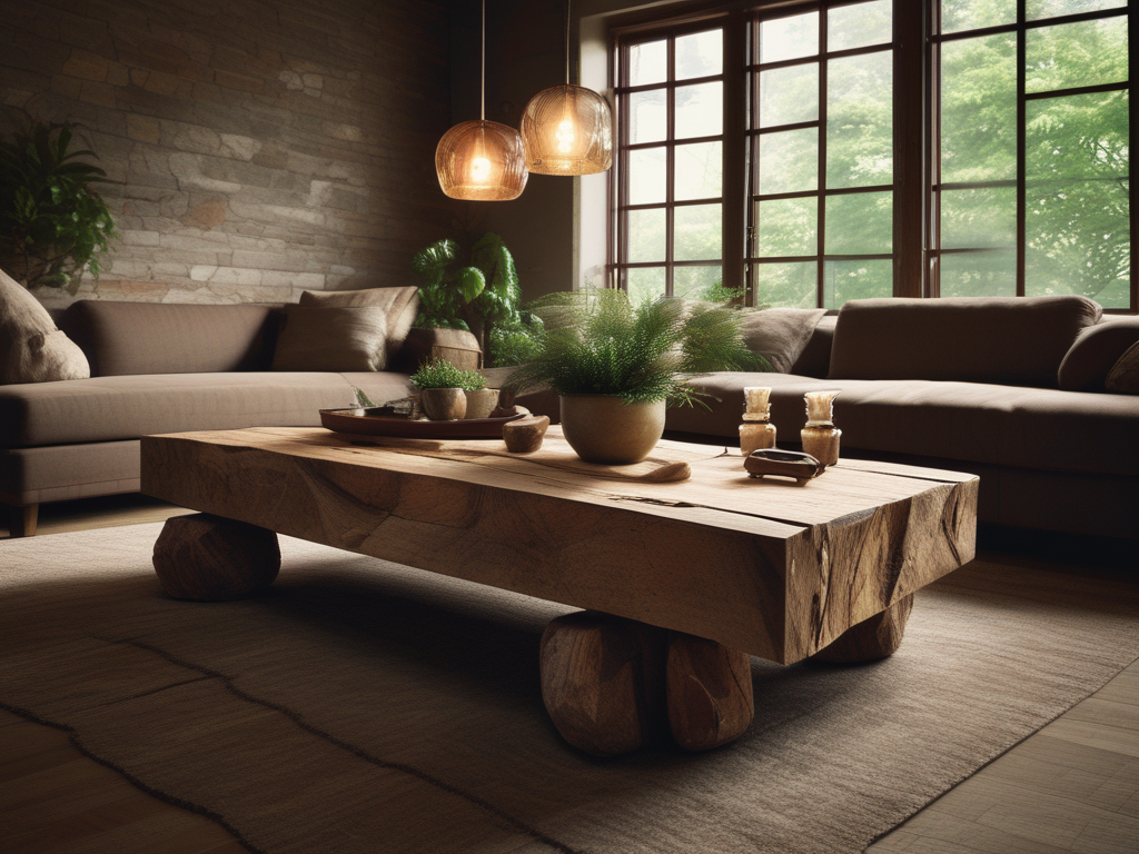Sustainable Home Decor: Wood, Plants, and Stones Integration Tips