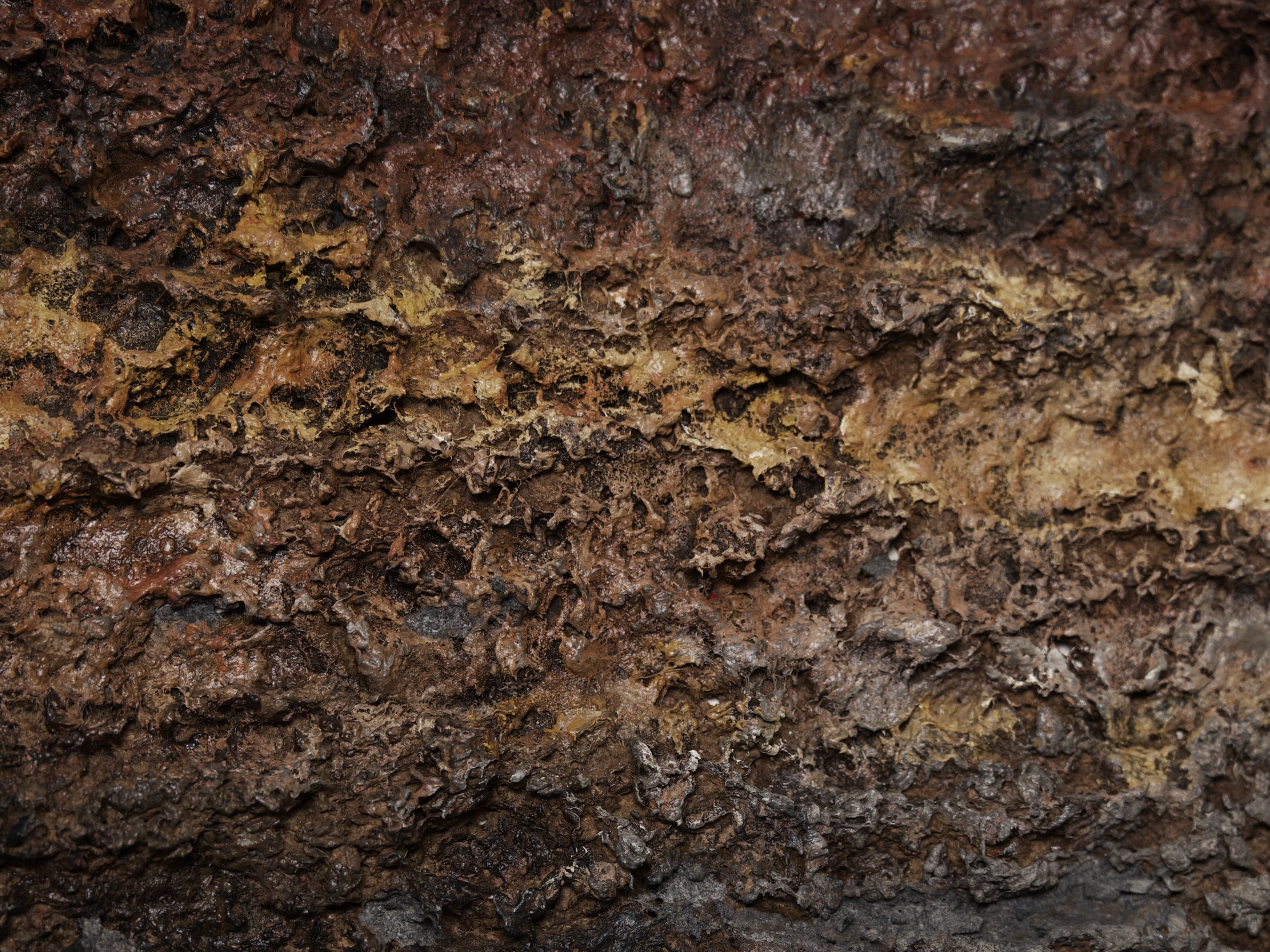 Textured earth surface artwork detail by Natalia Tykhoniuk